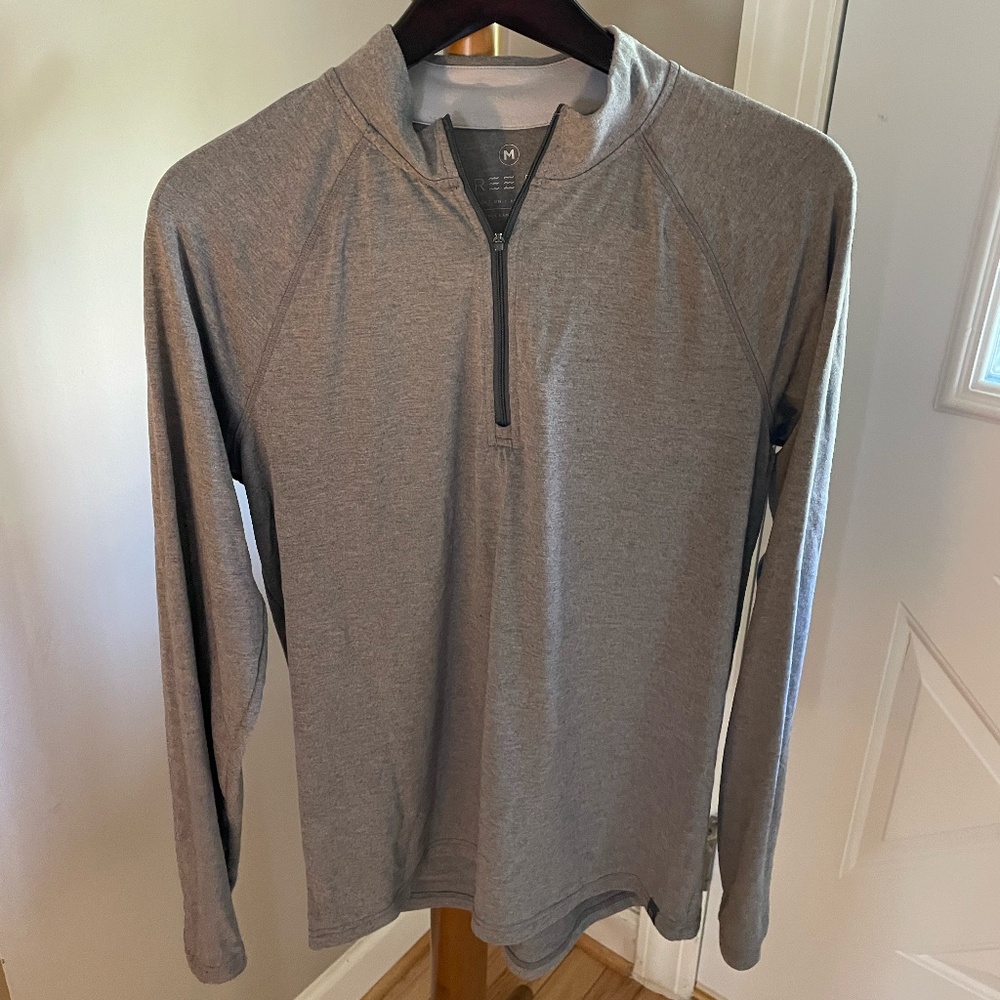 Free Fly Men's Bamboo Flex Quarter Zip Medium
